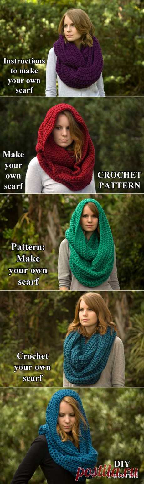 CROCHET PATTERN Oversized Infinity Scarf Pattern от WellRavelled
