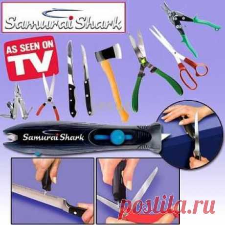 RICHSOUL - магазин полезных вещей | Точилка для ножей и ножниц Samurai Shark