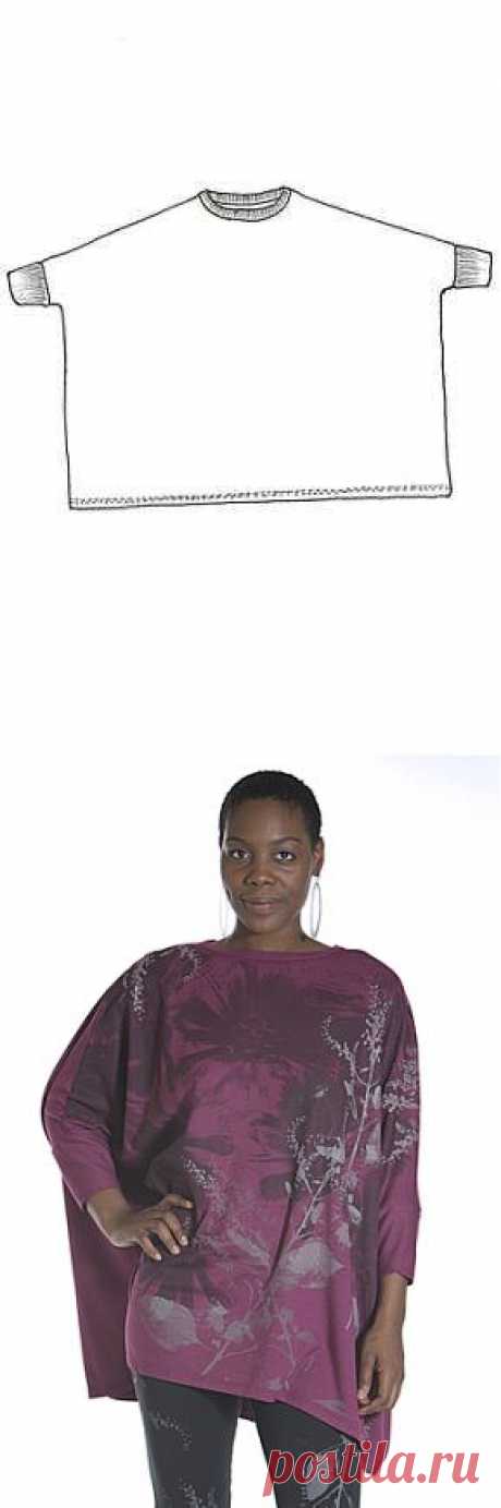 Metamorphosis Square Top Printed : Blue Fish Clothing