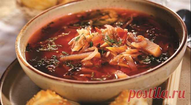 Борщ с пампушками. Пошаговый рецепт с фото на Gastronom.ru