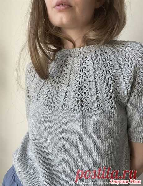 Топ PALME TEE от Lene Holme Samsоe. Спицы.