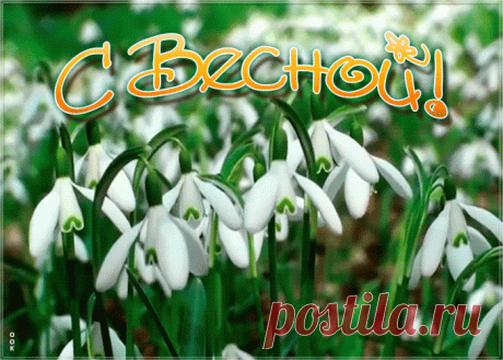 Открытка красивой весны