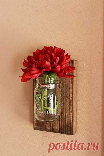 Идеи настенных ваз для украшения интерьера — DIYIdeas