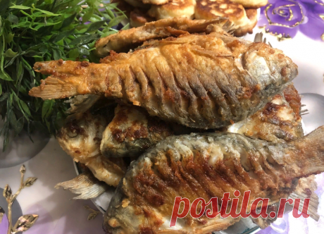 Папа научил жарить рыбу по-новому, и рыба без костей получается и кухня чистая (делюсь рецептом) | Вязание и Рукоделие | Яндекс Дзен