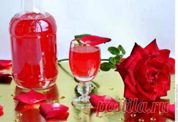 Ликёр из лепестков роз — Домашняя кулинария