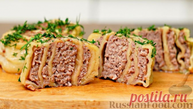 Рецепт: Ленивые пельмени на сковороде на RussianFood.com