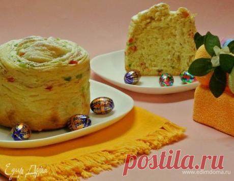 Кулич-краффин. Ингредиенты: мука, молоко, сахар | Официальный сайт кулинарных рецептов Юлии Высоцкой