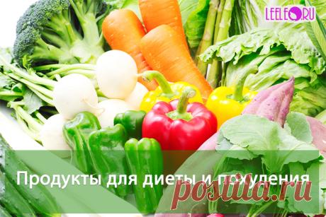 Какие продукты способствуют похудению, что можно кушать и худеть / leeleo.ru