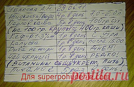 Диета Пушинка. Минус 35 кг! / Копилка диет - только Ваши рецепты / Похудеть быстро и эффективно