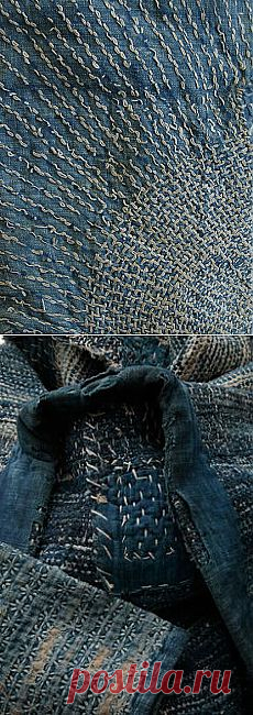 (via weirdfriends) | Shibori, Sashiko, Slow Cloth, and Such | Pintere…