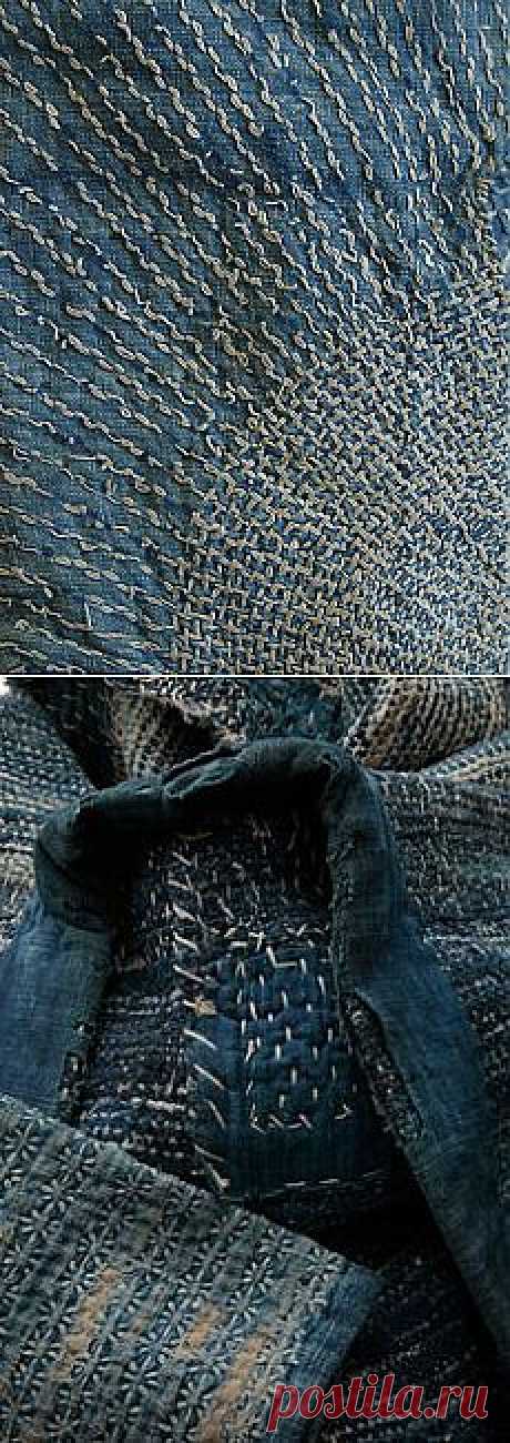 (via weirdfriends) | Shibori, Sashiko, Slow Cloth, and Such | Pintere…