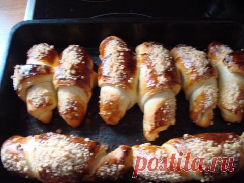 Рогалики с изюмом | 4vkusa.ru