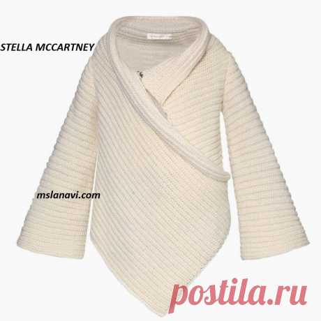 Модель кардигана спицами | Вяжем с Лана Ви
