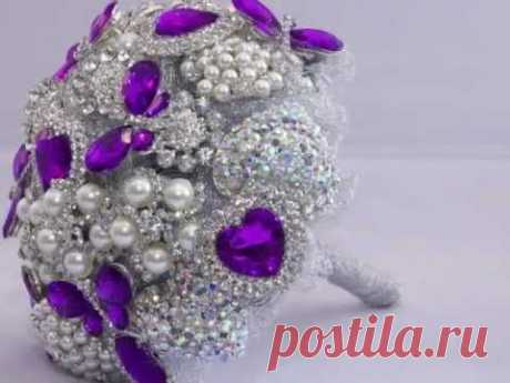 ▶ Learn how to make your own Wedding Brooch Bouquet - YouTube