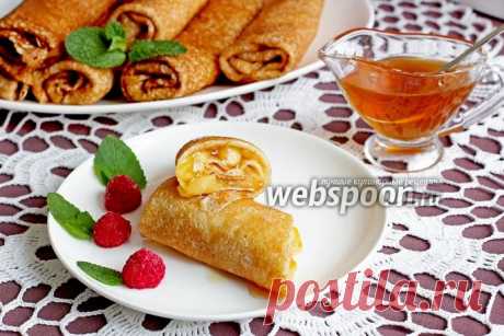 Блинчики с яблоками.