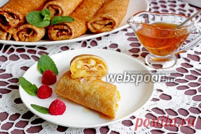 Блинчики с яблоками.