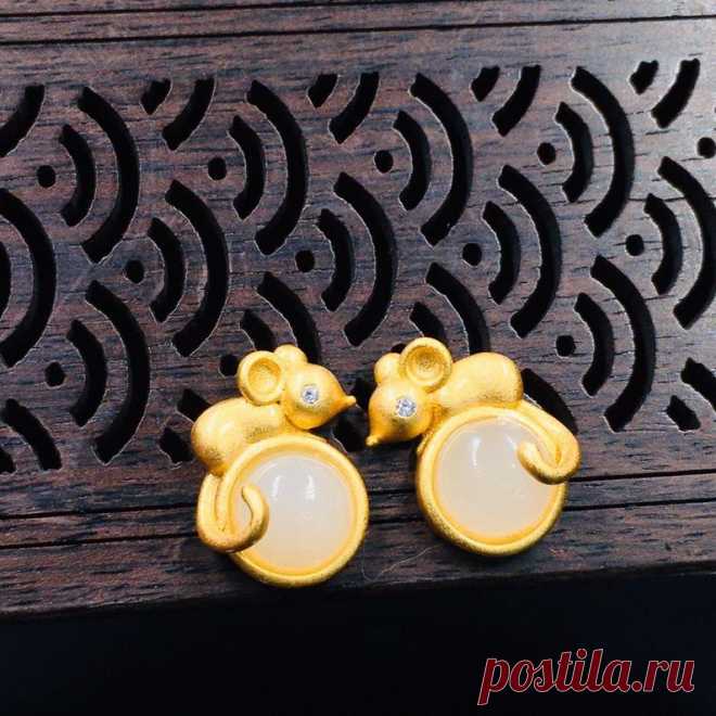 Mickey Mouse Studs Golden mouse Studs-Small gold finish Stud | Etsy