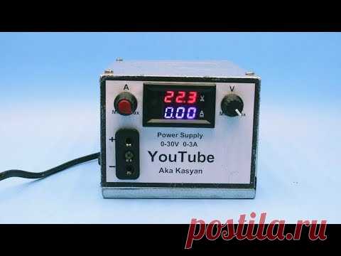 Регулируемый блок питания из ЛЮБОГО компьютерного.