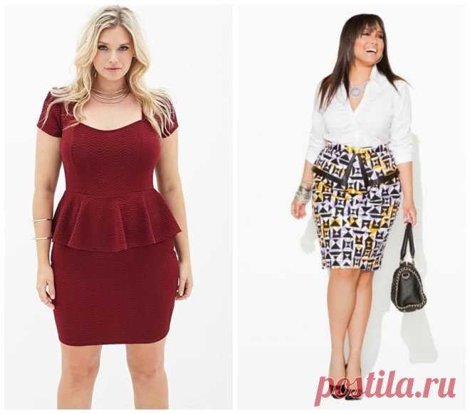 Юбки для полных женщин: фасоны, которые стройнят — BurdaStyle.ru