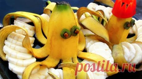 Хотите удивить гостей? Подайте так бананы на стол! — Кулинарная книга - рецепты с фото