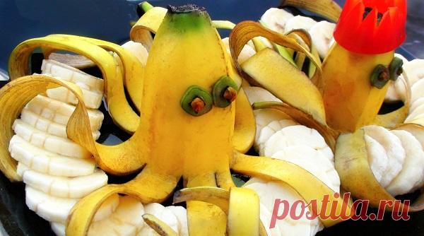 Хотите удивить гостей? Подайте так бананы на стол! — Кулинарная книга - рецепты с фото