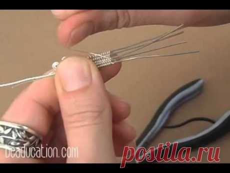 Ionic Column Wirework Earrings Tutorial - Beaducation.com
