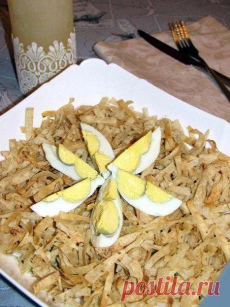 САЛАТ С ЛАВАШОМ