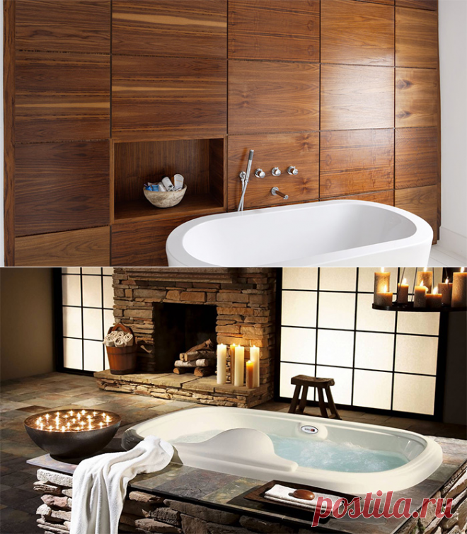 Выбор необычных материалов для отделки ванной комнаты — Правильные идеи ремонта