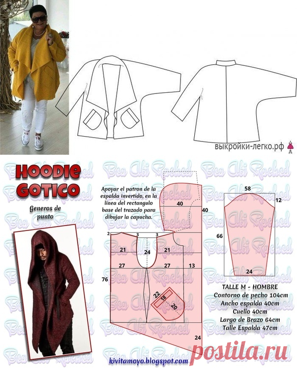 Накидки: моделирование &mdash; Сделай сам, идеи для творчества - DIY Ideas