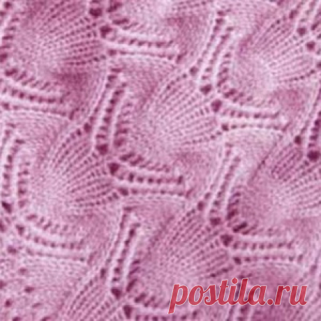 Красивый узор для вязания одежды - МирТесен