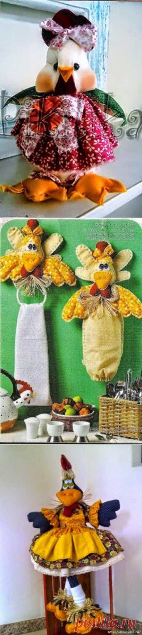 Текстильные курочки. Выкройки