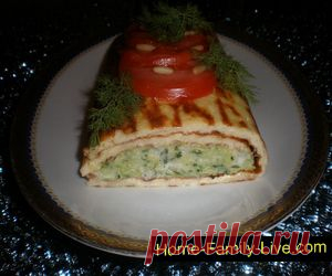 Сырно - кабачковый рулет - Кулинарные рецепты