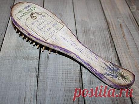 Мини мастер-класс .Расческа &quot;Provence&quot; - Ярмарка Мастеров - ручная работа, handmade