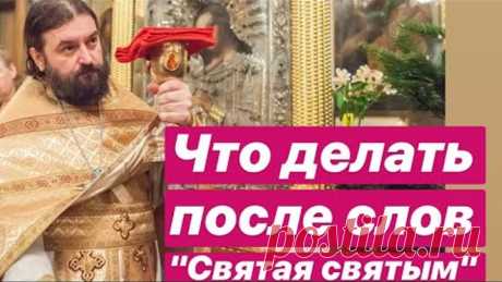 Что делать после слов "Святая святым!!" Протоиерей Андрей Ткачёв.