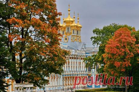 Золото осенних красок в невероятно атмосферном Царском Селе