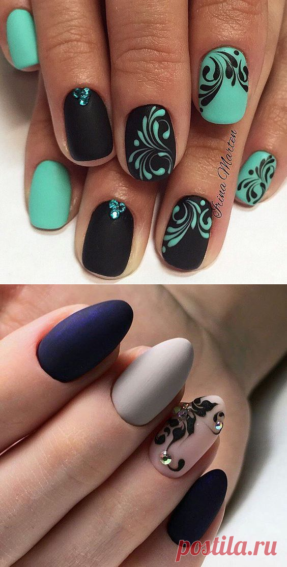 20 оригинальных вариантов маникюра с вензелями