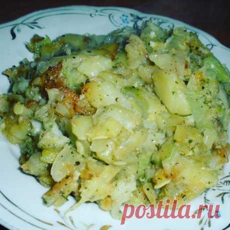 Кабачки с картошкой