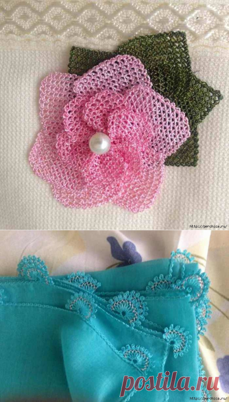 Игольное турецкое кружево часть 2 - мастер-классы