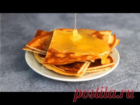 Как приготовить блины по-американски! Протеиновые панкейки! 22 гр белка! Простой рецепт!