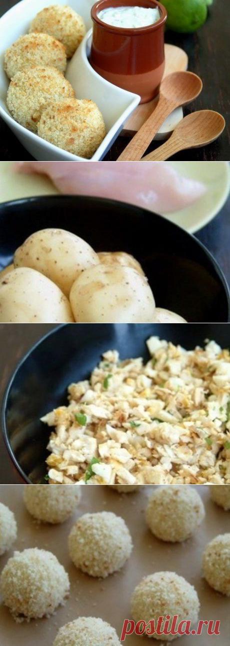 Как приготовить картофельные крокеты с начинкой - рецепт, ингридиенты и фотографии