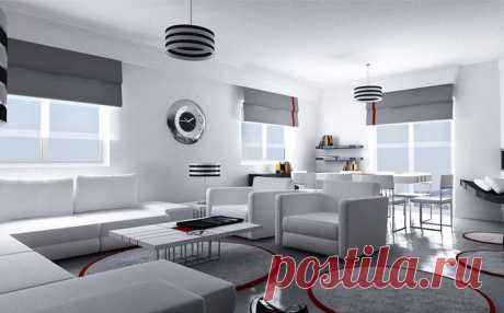 Красота монохромных интерьеров - Ремонт и дизайн