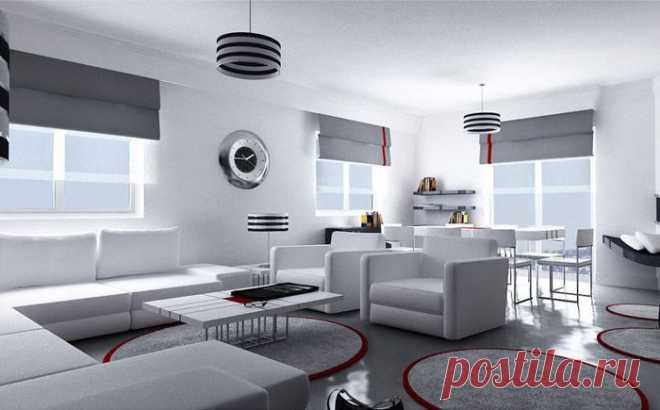 Красота монохромных интерьеров - Ремонт и дизайн