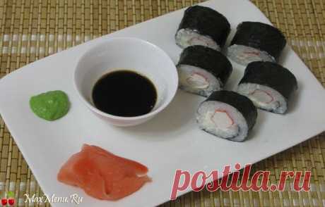 Роллы с крабовыми палочками | MaxMenu.Ru - Кулинарные рецепты
