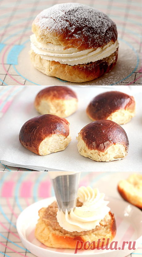 Шведские булочки Семлор (Semlor) лучше чем оригинал | ChocoYamma | Яндекс Дзен

Вчера наши приятели вернулись из Стокгольма, и, как обычно, привезли нам гостиницы. Из Швеции мы возим друг другу сладкие булочки, которые там продаются в каждой пекарне и называются Semlor. Я не говорю по-шведски, и не знаю как переводится это слово на русский язык. Но эти булочки люблю всей душой.