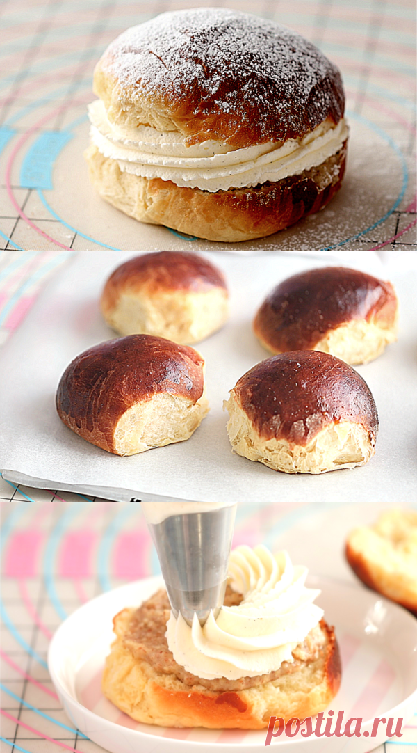 Шведские булочки Семлор (Semlor) лучше чем оригинал | ChocoYamma | Яндекс Дзен

Вчера наши приятели вернулись из Стокгольма, и, как обычно, привезли нам гостиницы. Из Швеции мы возим друг другу сладкие булочки, которые там продаются в каждой пекарне и называются Semlor. Я не говорю по-шведски, и не знаю как переводится это слово на русский язык. Но эти булочки люблю всей душой.