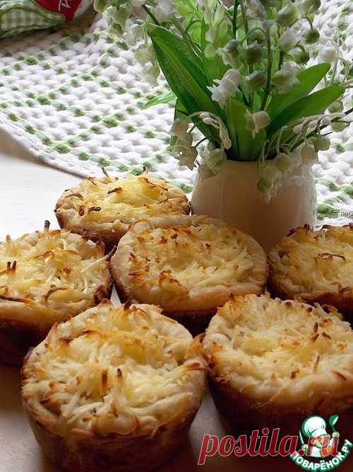 Закусочные мини-пиццы - кулинарный рецепт.