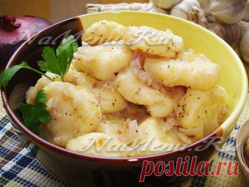 Рецепт ленивых вареников с картошкой