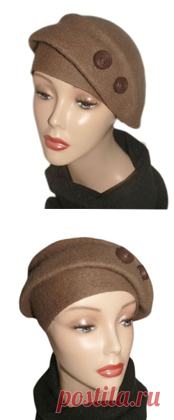 Мастер класс по валянию шляпки на основе французского берета