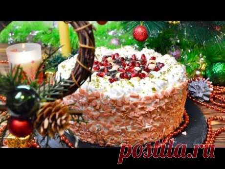 НОВЫЙ СУПЕР РЕЦЕПТ! Рождественский торт без выпечки Столичный.