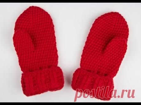 Дианкины варежки - mittens -  вязание крючком
